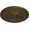 Ekena Millwork Rose Ceiling Medallion (Fits Canopies up to 13 1/2"), Hand-Painted Brass, 33 7/8"OD x 2 3/8"P CM33ROBRS - alternate 3